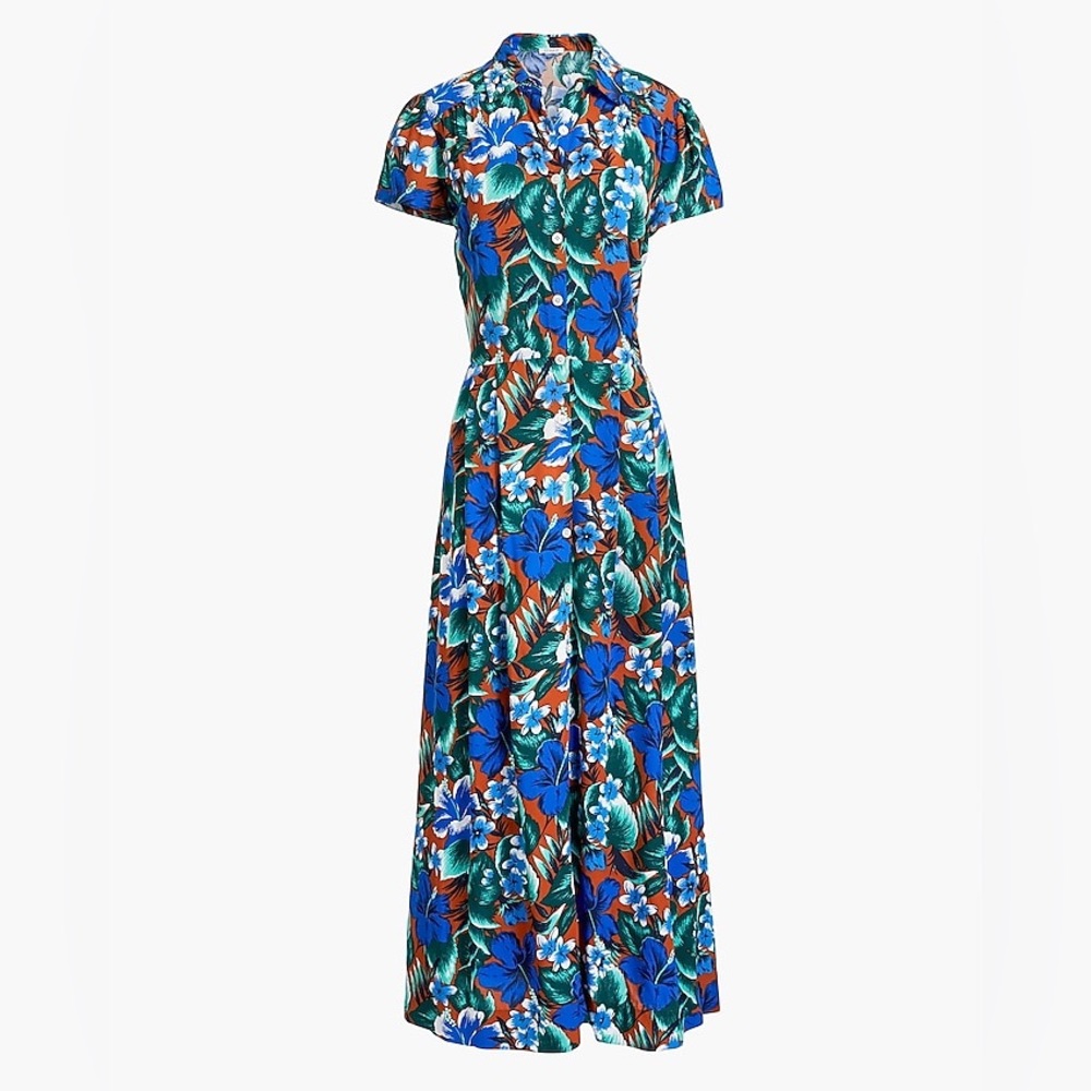J.Crew Mid-length button-up shirtdress in Size XS